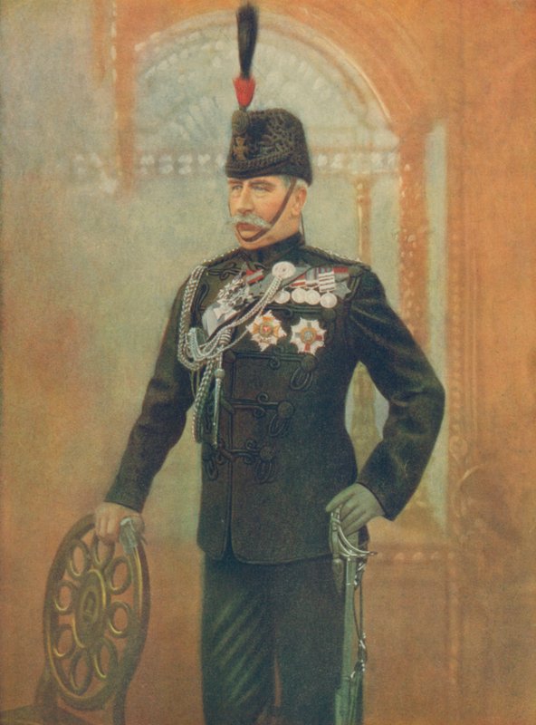 Sir Redvers Buller, dowódca w Natalu. W mundurze pułkownika komendanta Królewskiego Królewskiego Korpusu Strzelców. autorstwa English Photographer
