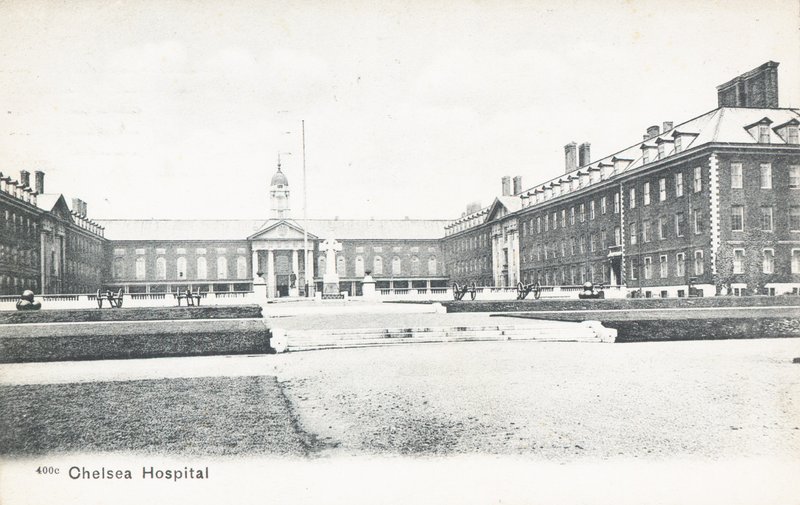 Royal Hospital Chelsea przy Royal Hospital Road autorstwa English Photographer