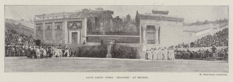 Saint Saens Opera Dejanire w Beziers autorstwa English Photographer