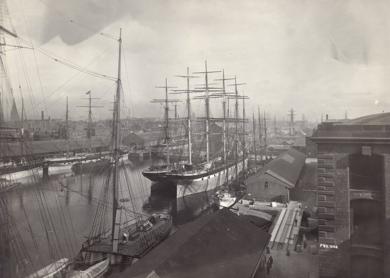 Salthouse Dock, Liverpool, czerwiec 1897 autorstwa English Photographer