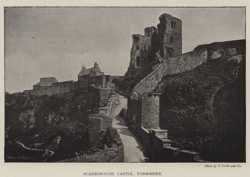 Zamek Scarborough, Yorkshire autorstwa English Photographer