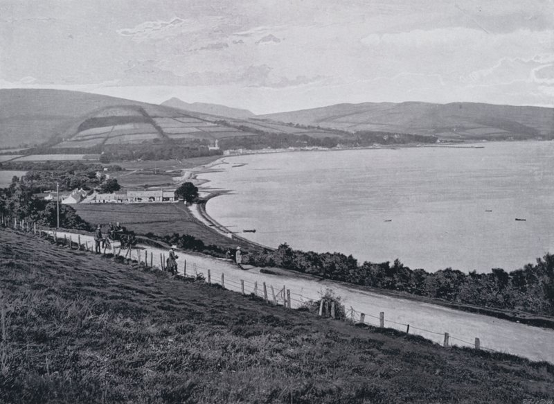 Szkocja: Lamlash Bay, Arran (zdjęcie czarno-białe) autorstwa English Photographer