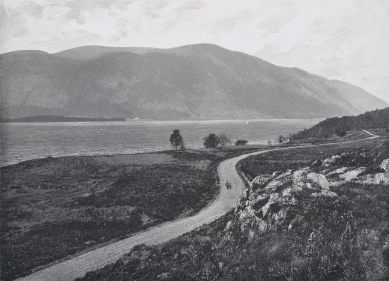 Szkocja: Loch Lochy (zdjęcie czarno-białe) autorstwa English Photographer