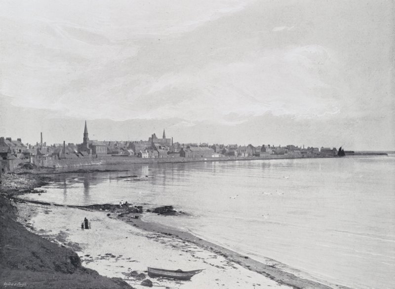 Szkocja: Peterhead (zdjęcie czarno-białe) autorstwa English Photographer