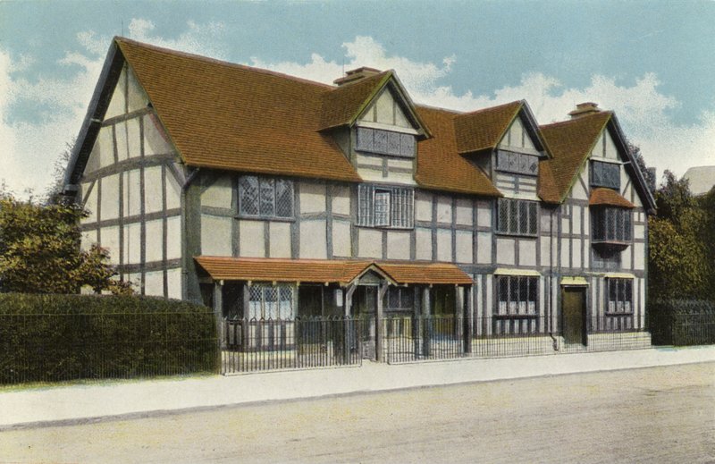 Dom Szekspira, Stratford-on-Avon autorstwa English Photographer