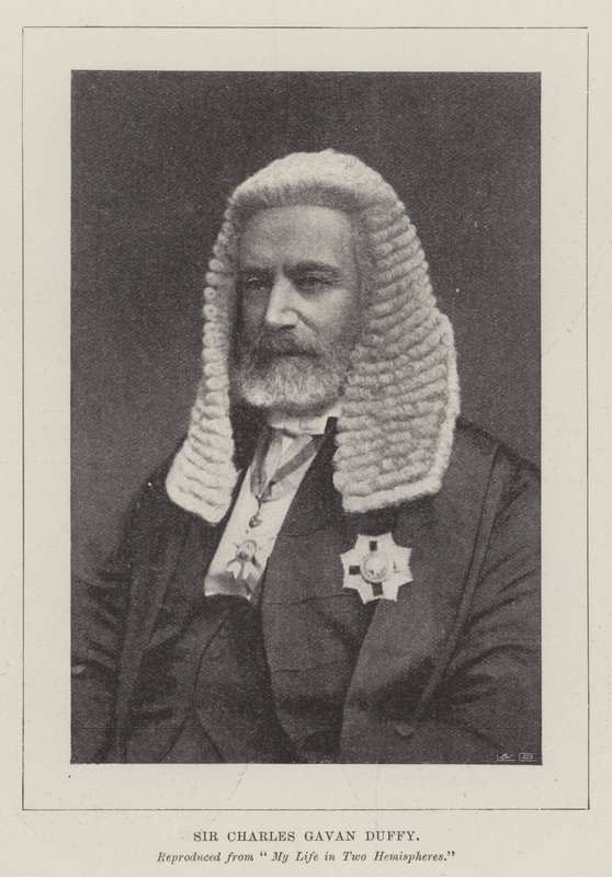 Sir Charles Gavan Duffy autorstwa English Photographer