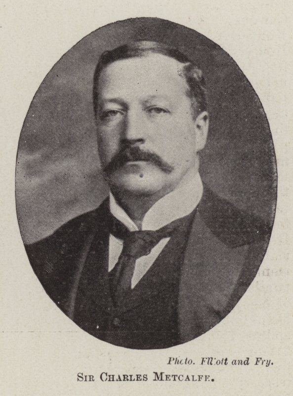 Sir Charles Metcalfe autorstwa English Photographer