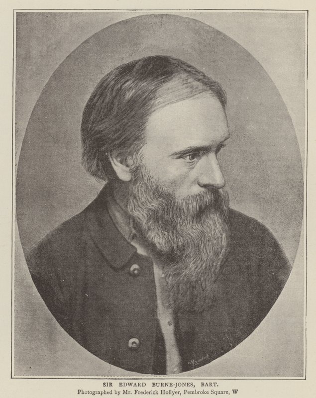 Sir Edward Burne-Jones autorstwa English Photographer