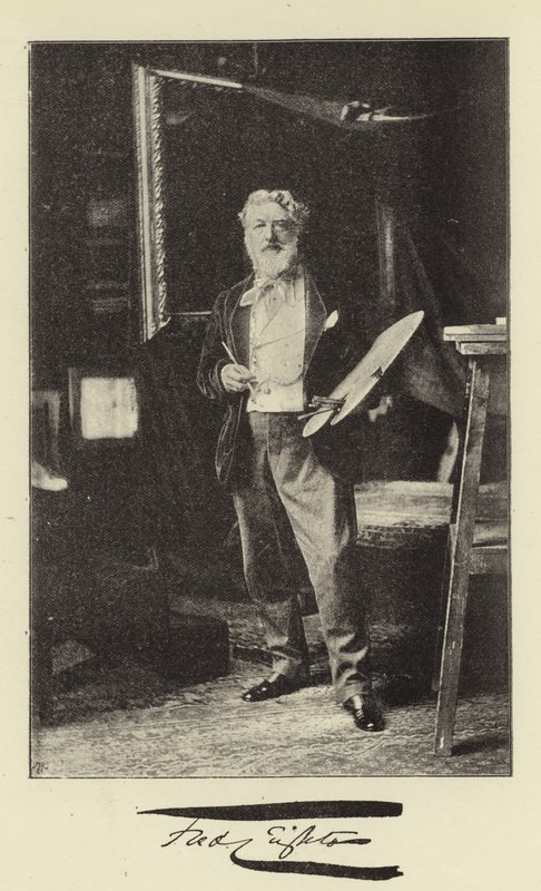 Sir Frederick Leighton, prezes Akademii Królewskiej autorstwa English Photographer