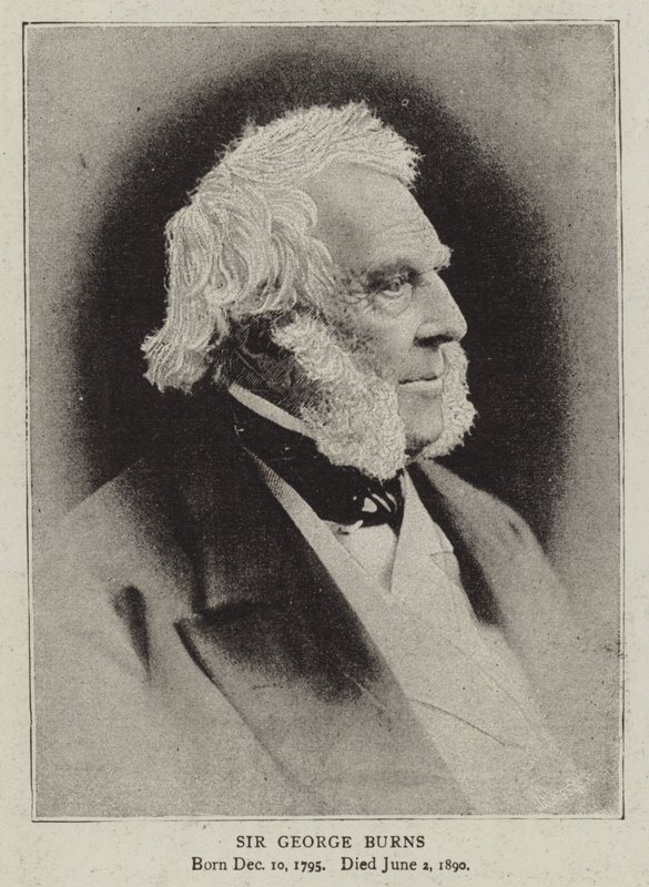 Sir George Burns autorstwa English Photographer
