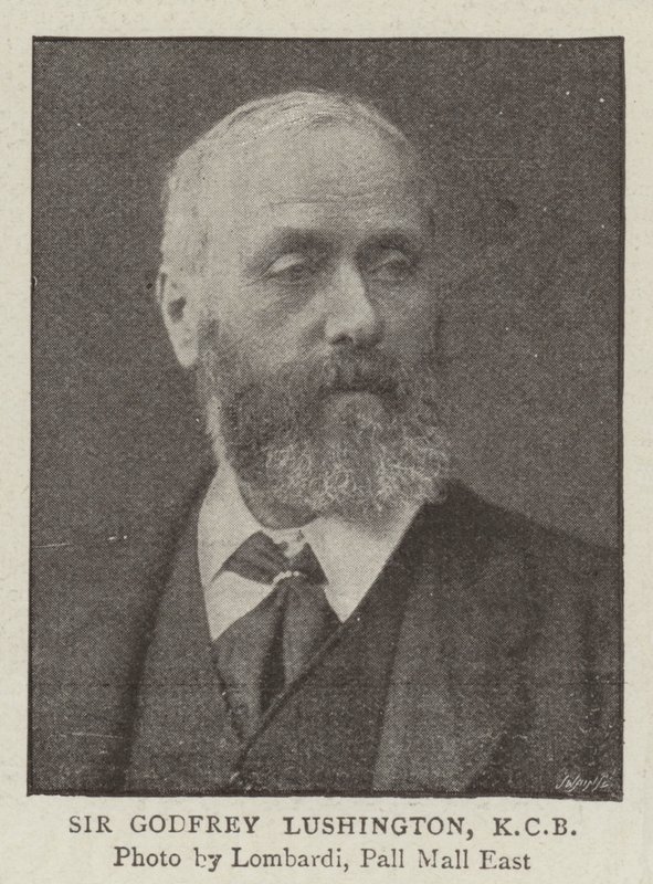 Sir Godfrey Lushington, KCB autorstwa English Photographer