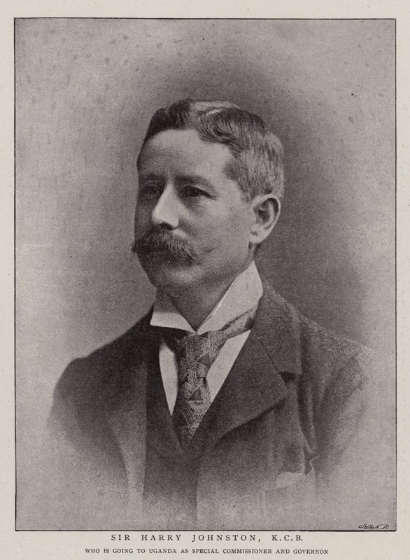 Sir Harry Johnston, KCB autorstwa English Photographer