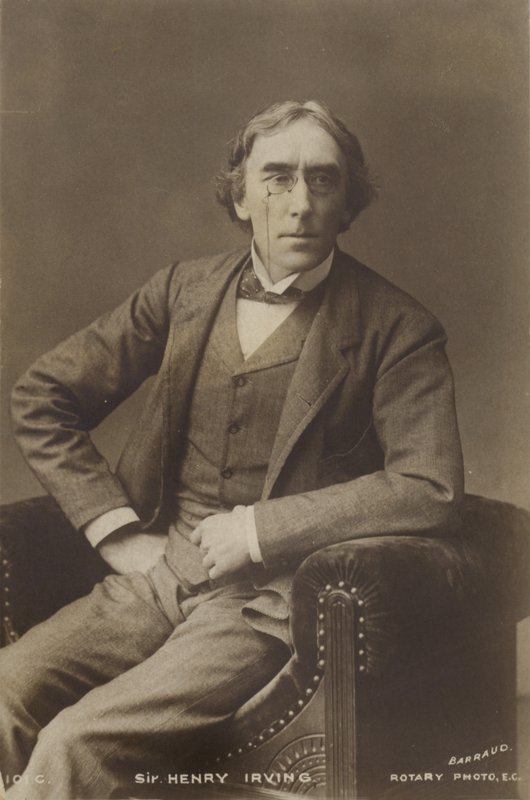 Sir Henry Irving, angielski aktor teatralny autorstwa English Photographer