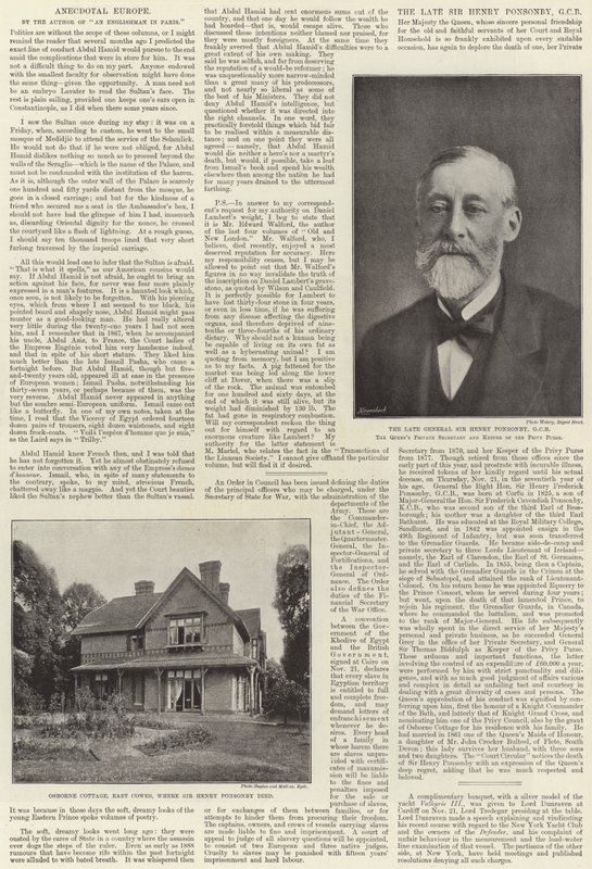 Sir Henry Ponsonby autorstwa English Photographer