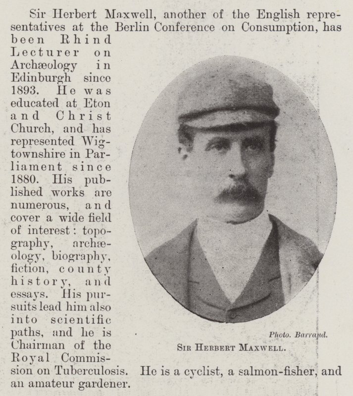 Sir Herbert Maxwell autorstwa English Photographer