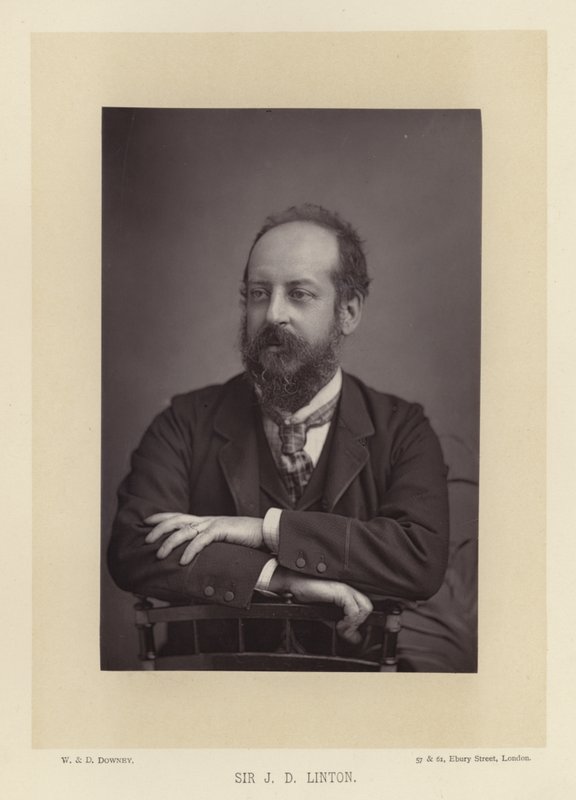 Sir James Dromgole Linton, akwarelista autorstwa English Photographer