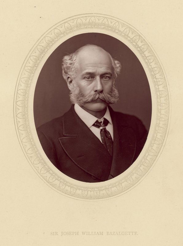 Sir Joseph William Bazalgette autorstwa English Photographer