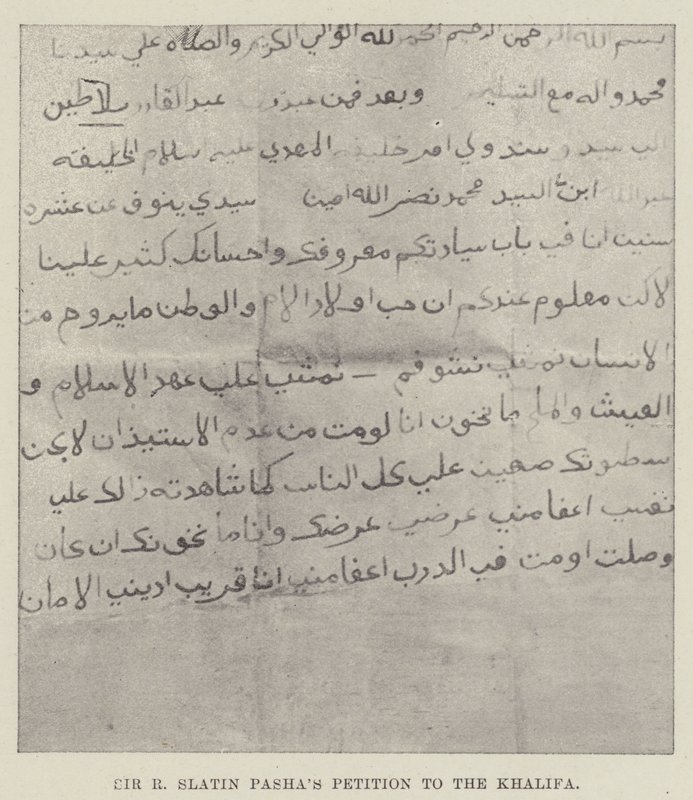 Sir R Slatin Pashas Petycja do Khalifa autorstwa English Photographer