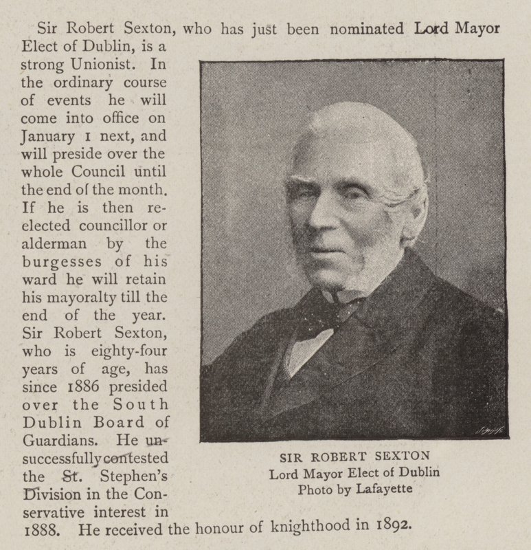 Sir Robert Sexton autorstwa English Photographer
