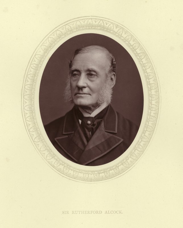 Sir Rutherford Alcock autorstwa English Photographer