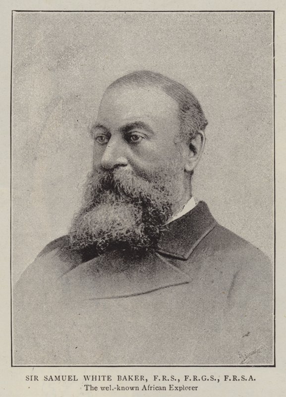 Sir Samuel White Baker, FRS, FRGS, FRSA autorstwa English Photographer