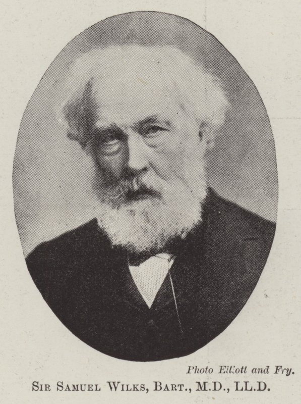 Sir Samuel Wilks, Baronet, MD, LLD autorstwa English Photographer