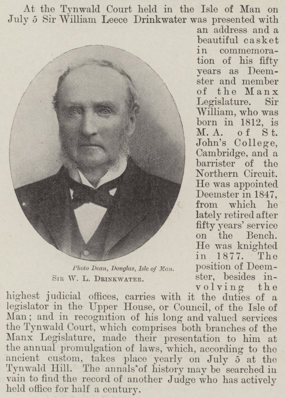 Sir WL Drinkwater autorstwa English Photographer