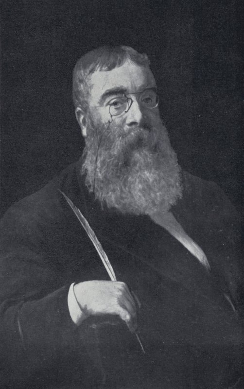 Sir Walter Besant (zdjęcie czarno-białe) autorstwa English Photographer