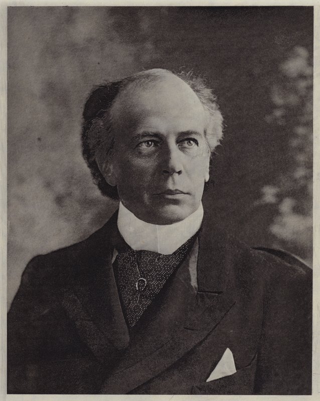 Sir Wilfrid Laurier (zdjęcie czarno-białe) autorstwa English Photographer