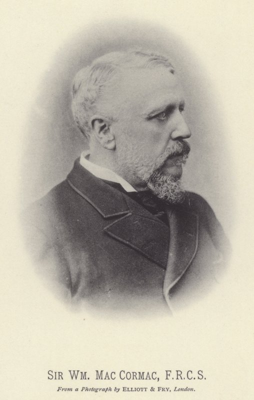 Sir William MacCormac, FRCS (zdjęcie czarno-białe) autorstwa English Photographer