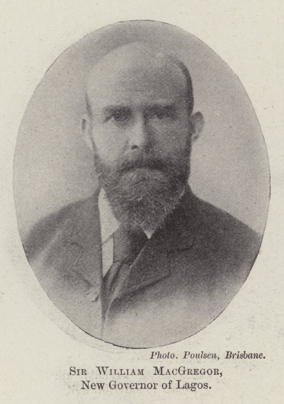 Sir William MacGregor, nowy gubernator Lagos autorstwa English Photographer