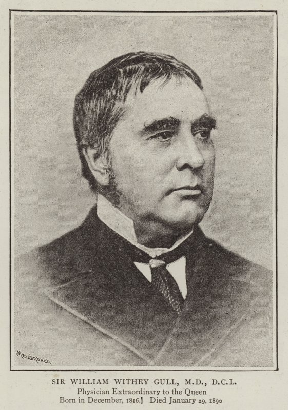 Sir William Withey Gull, MD, DCL autorstwa English Photographer