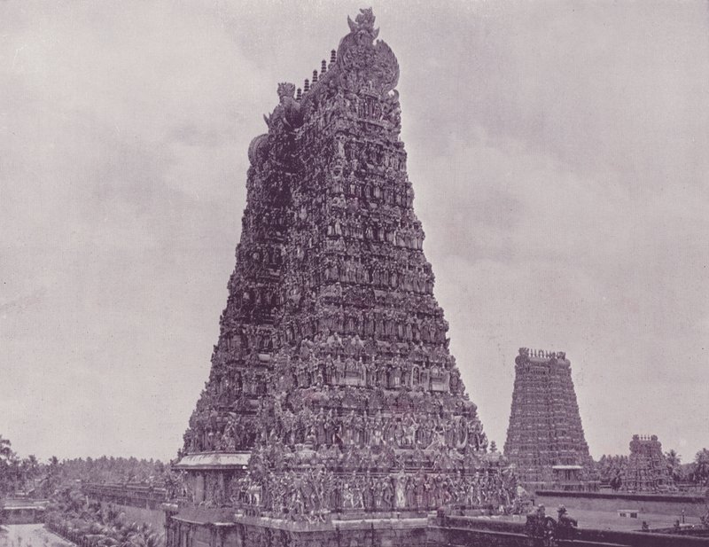 Południowe Gopuram, Madurai autorstwa English Photographer