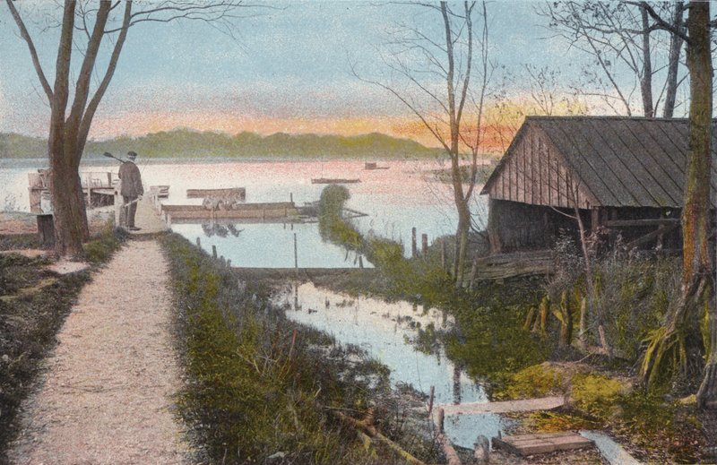 Sportsmens Staithe, Ormesby Broad autorstwa English Photographer