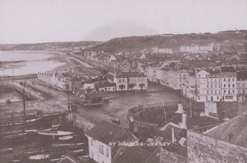 St Heliers, Jersey (zdjęcie czarno-białe) autorstwa English Photographer