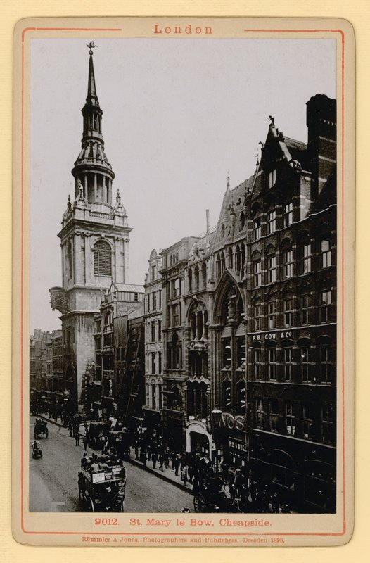 St Mary le Bow, Cheapside, Londyn autorstwa English Photographer