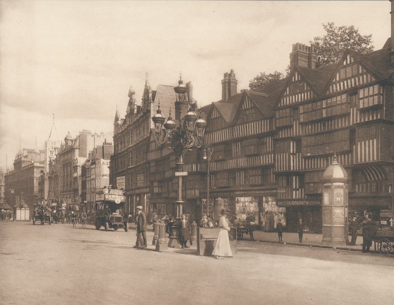 Staple Inn, Holborn, Londyn, początek XX wieku autorstwa English Photographer