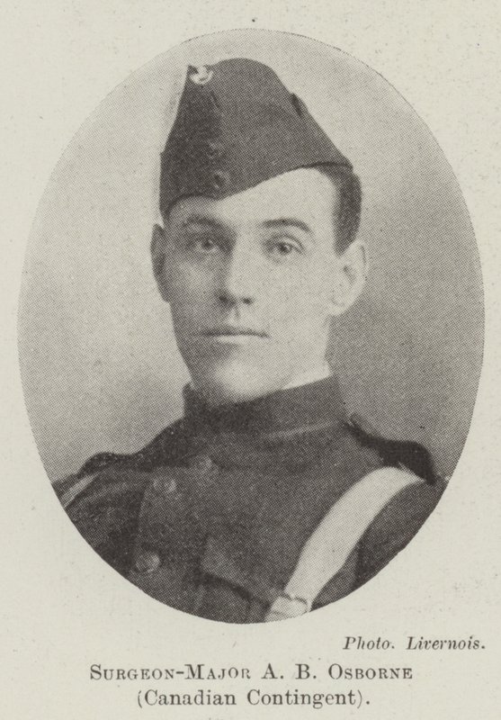 Chirurg-Major AB Osborne, kanadyjski kontyngent autorstwa English Photographer