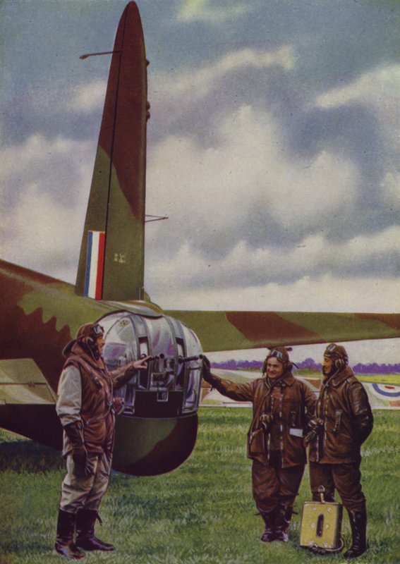Wieża tylnego działa brytyjskiego średniego bombowca Vickers Wellington (zdjęcie) autorstwa English Photographer
