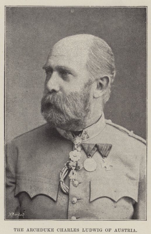 Arcyksiążę Karol Ludwig Austrii autorstwa English Photographer