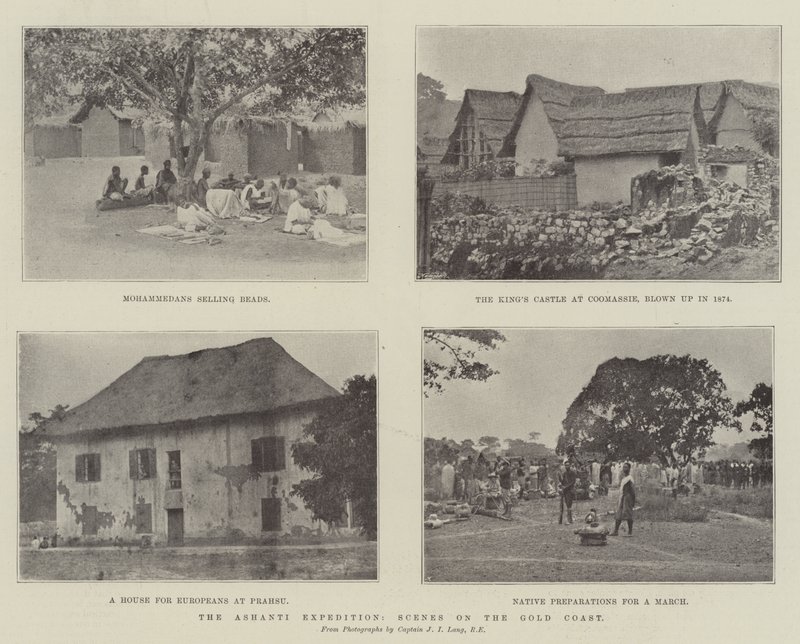 Ekspedycja Ashanti, Sceny na Złotym Wybrzeżu autorstwa English Photographer