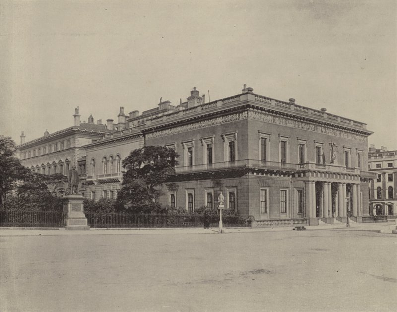 Klub Athenaeum (zdjęcie czarno-białe) autorstwa English Photographer