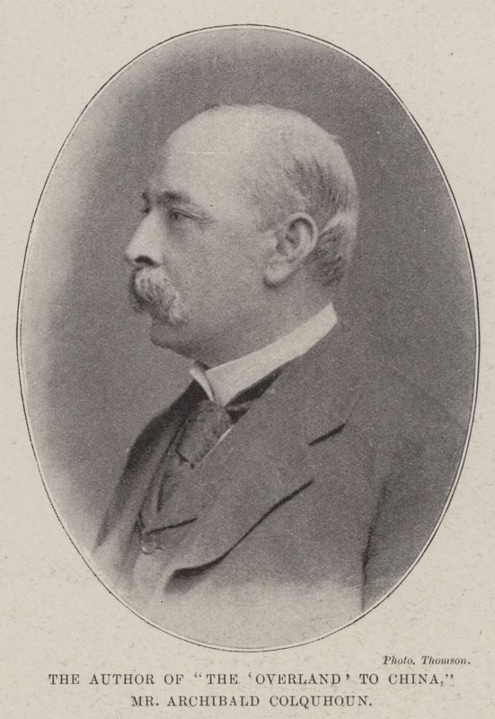 Autor The Overland to China, pan Archibald Colquhoun autorstwa English Photographer