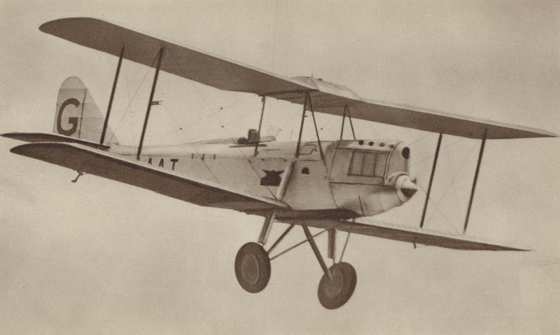 Avro "Avian" (zdjęcie czarno-białe) autorstwa English Photographer