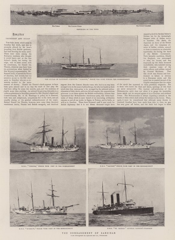 Bombardowanie Zanzibaru autorstwa English Photographer