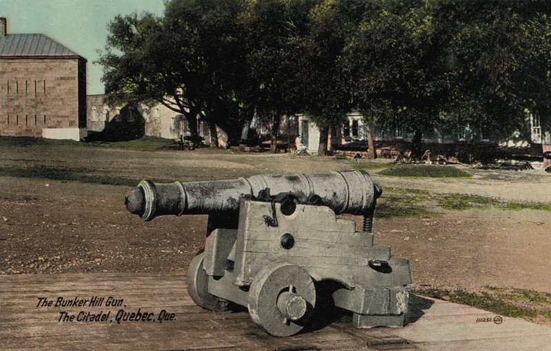 Pistolet Bunker Hill, Cytadela, Quebec (zdjęcie) autorstwa English Photographer