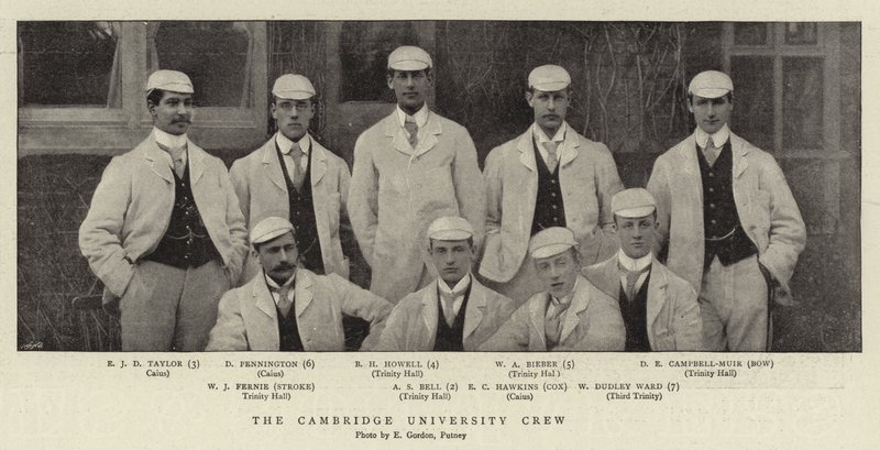 Załoga Uniwersytetu Cambridge autorstwa English Photographer