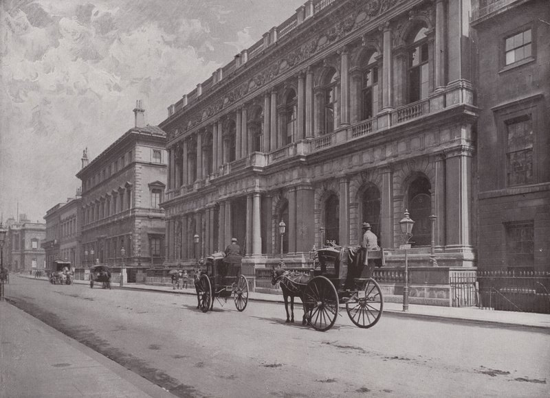 Kluby Carlton i Reform, Pall Mall autorstwa English Photographer