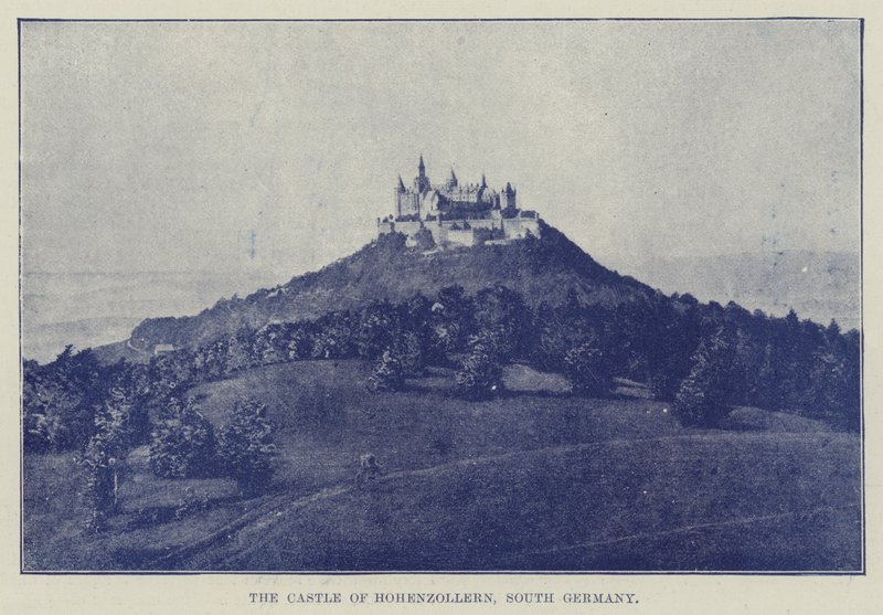 Zamek Hohenzollern, Niemcy Południowe autorstwa English Photographer