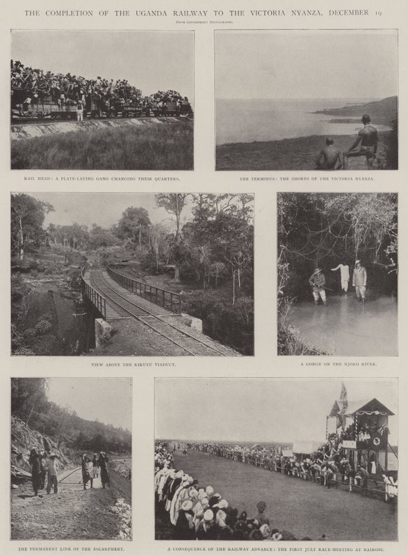 Zakończenie budowy linii kolejowej Uganda do Victoria Nyanza, 19 grudnia autorstwa English Photographer
